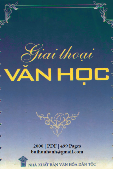 Giai Thoại Văn Học (NXB Văn Hóa Dân Tộc 2000) - Nguyễn Hữu Đảng, 499 Trang