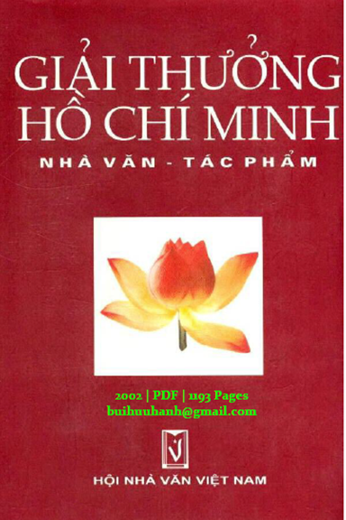Giải Thưởng Hồ Chí Minh Nhà Văn-Tác Phẩm (NXB Hội Nhà Văn 2002) - Nguyễn Trí Huân, 1193 Trang