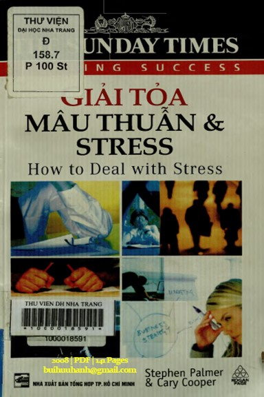 Giải Tỏa Mâu Thuẫn Và Stress (NXB Tổng Hợp 2008) - Stephen Palmer, 122 Trang