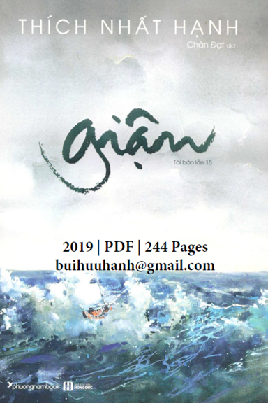 Giận (NXB Hồng Đức 2019) - Thích Nhất Hạnh, 244 Trang