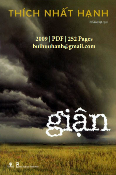Giận (NXB Thanh Niên 2009) - Thích Nhất Hạnh, 252 Trang