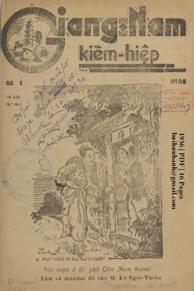 Giang Nam Kiếm Hiệp Số 1 (NXB Thực Nghiệp 1936) - Đông Quang, 16 Trang