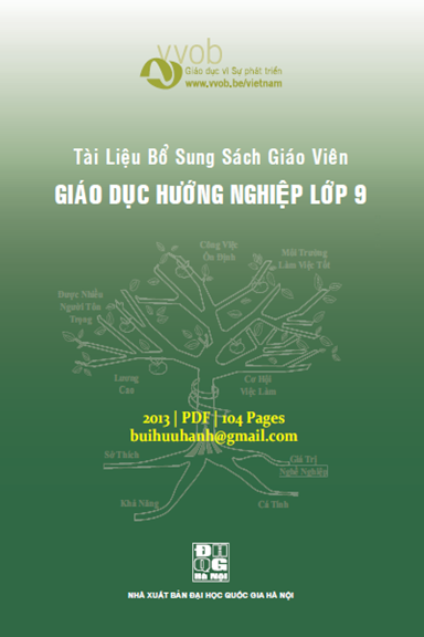 Giáo Dục Hướng Nghiệp Lớp 9 (NXB Đại Học Quốc Gia 2013) - Trần Thị Thu, 104 Trang