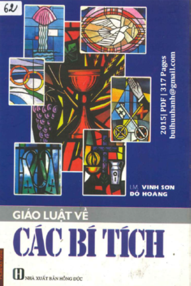 Giáo Luật Về Các Bí Tích (NXB Hồng Đức 2015) - Vinh Sơn, 316 Trang