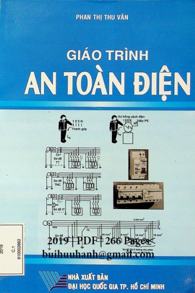 Giáo Trình An Toàn Điện (NXB Đại Học Quốc Gia 2019) - Phan Thị Thu Vân, 266 Trang