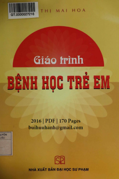 Giáo Trình Bệnh Học Trẻ Em (NXB Đại Học Sư Phạm 2016) - Lê Thị Mai Hoa, 170 Trang
