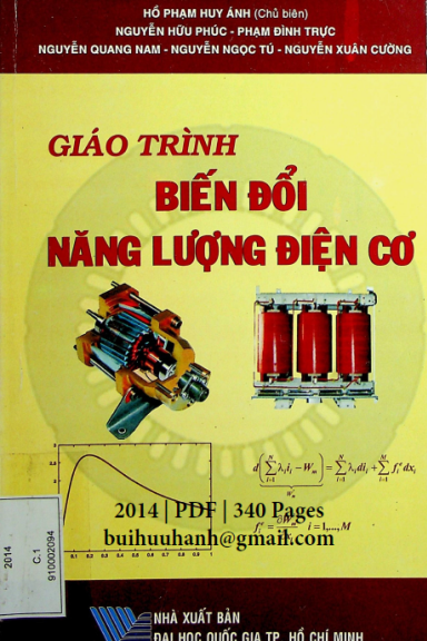 Giáo Trình Biến Đổi Năng Lượng Điện Cơ (NXB Đại Học Quốc Gia 2014) - Hồ Phạm Huy Ánh, 340 Trang