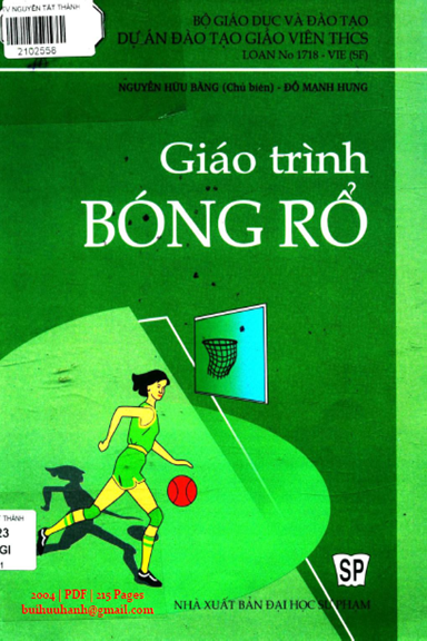 Giáo Trình Bóng Rổ (NXB Đại Học Sư Phạm 2004) - Nguyễn Hữu Bằng, 215 Trang