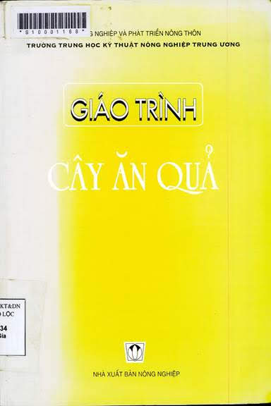 Giáo Trình Cây Ăn Quả (NXB Nông Nghiệp 1998) - Nhiều Tác Giả, 87 Trang