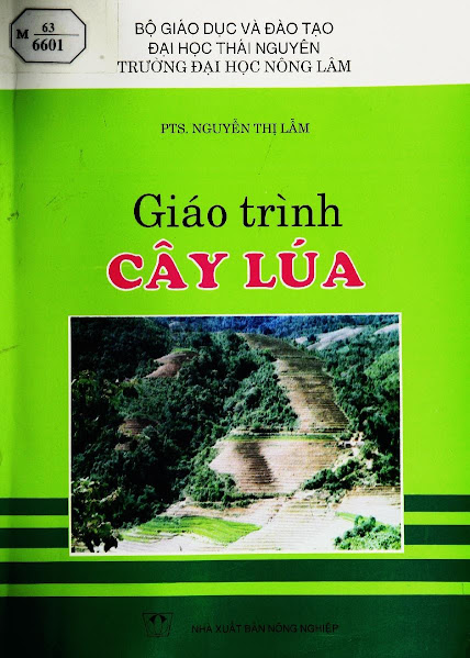 Giáo Trình Cây Lúa (NXB Nông Nghiệp 1999) - Nguyễn Thị Lẫm, 116 Trang