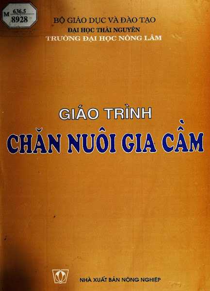 Giáo Trình Chăn Nuôi Gia Cầm (NXB Nông Nghiệp 1998) - Nguyễn Duy Hoan, 338 Trang