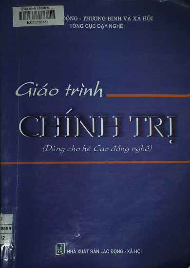 Giáo Trình Chính Trị-Hệ Cao Đẳng (NXB Lao Động Xã Hội 2017) - Nguyễn Đình Đức, 168 Trang