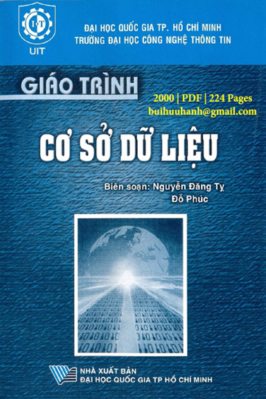 Giáo Trình Cơ Sở Dữ Liệu (NXB Đại Học Quốc Gia 2000) - Nguyễn Đăng Tỵ, 224 Trang