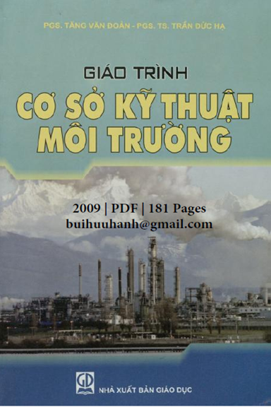 Giáo Trình Cơ Sở Kỹ Thuật Môi Trường (NXB Giáo Dục 2009) - Tăng Văn Đoàn, 181 Trang