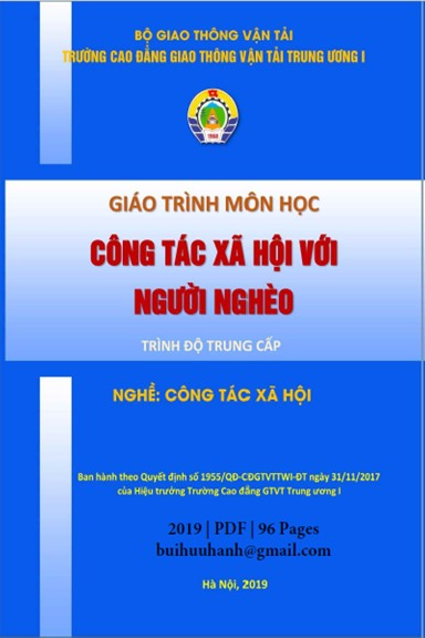 Giáo Trình Công Tác Xã Hội Với Người Nghèo (NXB Hà Nội 2019) - Nhiều Tác Giả, 96 Trang