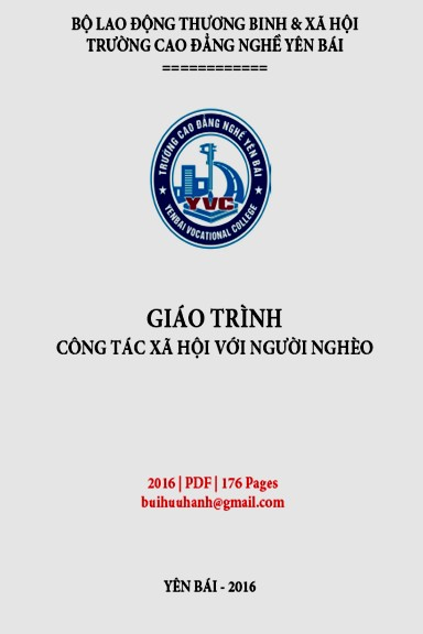 Giáo Trình Công Tác Xã Hội Với Người Nghèo (NXB Yên Bái 2016) - Nhiều Tác Giả, 176 Trang