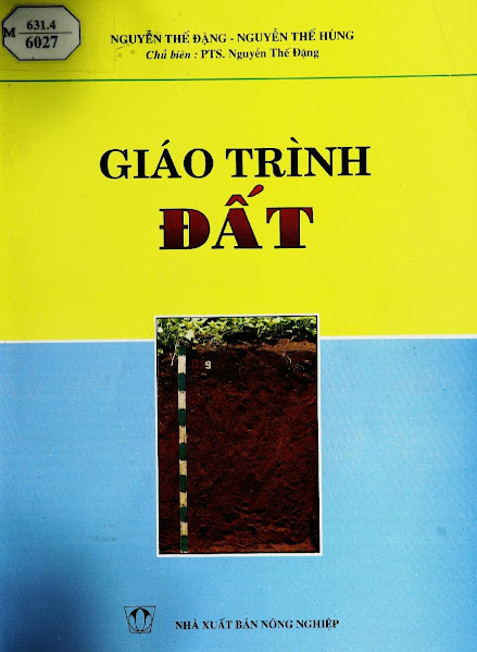 Giáo Trình Đất (NXB Nông Nghiệp 1999) - Nguyễn Thế Đặng, 210 Trang