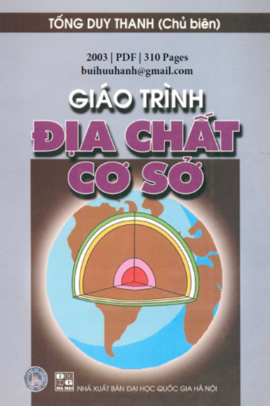Giáo Trình Địa Chất Cơ Sở (NXB Đại Học Quốc Gia 2003) - Tống Duy Thanh, 310 Trang