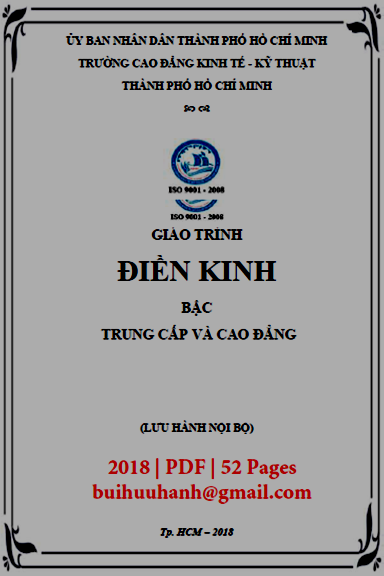 Giáo Trình Điền Kinh (NXB Kinh Tế Kỹ Thuật 2018) - Nguyễn Ngọc Linh, 52 Trang