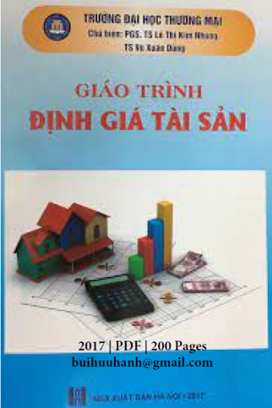 Giáo Trình Định Giá Tài Sản (NXB Hà Nội 2017) - Lê Thị Kim Nhung, 200 Trang