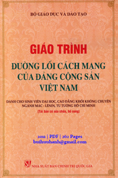 Giáo Trình Đường Lối Cách Mạng Của Đảng Cộng Sản Việt Nam (NXB Chính Trị 2011) - Nguyễn Viết Thông