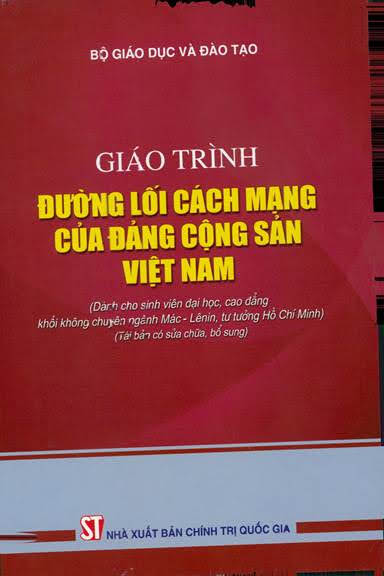 Giáo Trình Đường Lối Cách Mạng Của Đảng Cộng Sản Việt Nam (NXB Chính Trị 2010) - Nguyễn Viết Thông