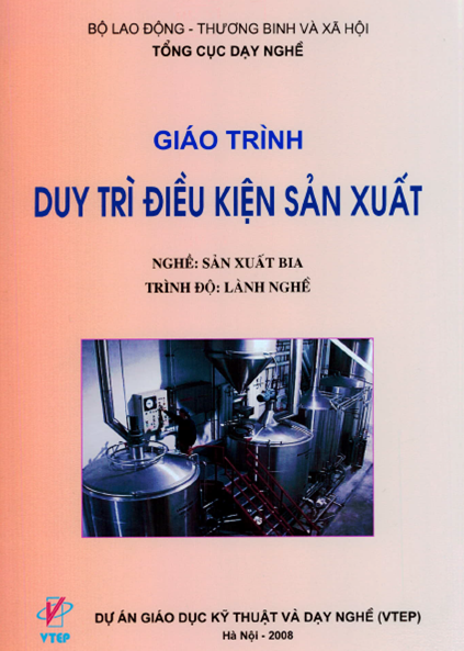 Giáo Trình Duy Tri Điều Kiện Sản Xuất (NXB Hà Nội 2008) - Lê Thanh Mai, 42 Trang