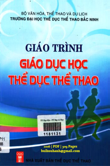 Giáo Trình Giáo Dục Học Thể Dục Thể Thao (NXB Thể Dục Thể Thao 2016) - Nguyễn Thị Xuân Phương