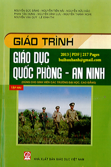 Giáo Trình Giáo Dục Quốc Phòng An Ninh Tập 2 (NXB Giáo Dục 2013) - Nguyễn Đức Đăng, 217 Trang