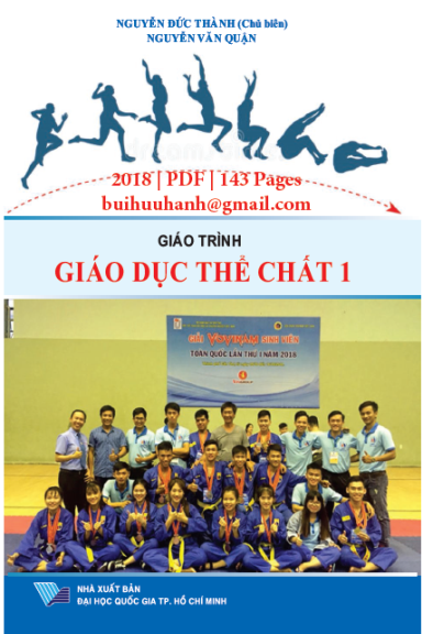 Giáo Trình Giáo Dục Thể Chất 1 (NXB Đại Học Quốc Gia 2018) - Nguyễn Đức Thành, 143 Trang
