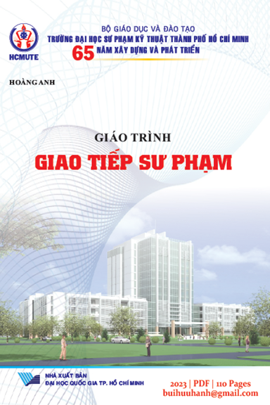 Giáo Trình Giao Tiếp Sư Phạm (NXB Đại Học Quốc Gia 2023) - Hoàng Anh, 110 Trang