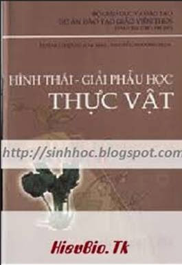 Giáo Trình Hình Thái Giải Phẩu Học Thực Vật (NXB Đại Học Sư Phạm 2014) - Hà Thị Lệ Ánh, 199 Trang