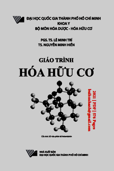 Giáo Trình Hoá Hữu Cơ (NXB Đại Học Quốc Gia 2021) - Lê Minh Trí, 576 Trang
