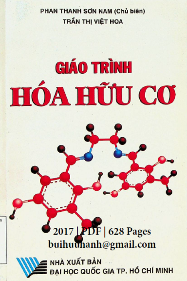 Giáo Trình Hóa Hữu Cơ (NXB Đại Học Quốc Gia 2017) - Phan Thanh Sơn Nam, 628 Trang