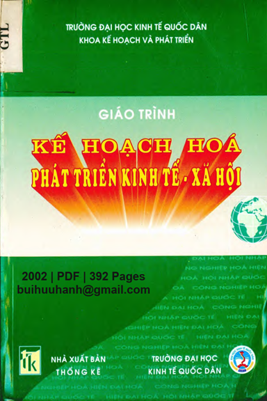 Giáo Trình Kế Hoạch Hóa Phát Triển Kinh Tế Xã Hội (NXB Thống Kê 2002) - Ngô Thắng Lợi, 392 Trang
