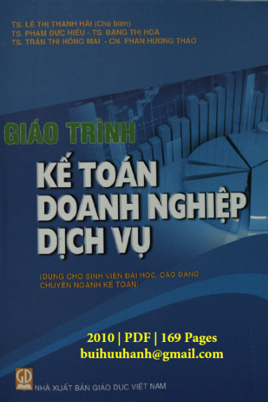 Giáo Trình Kế Toán Doanh Nghiệp Dịch Vụ (NXB Giáo Dục 2010) - Lê Thị Thanh Hải, 169 Trang