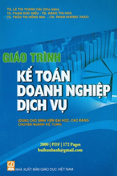 Giáo Trình Kế Toán Doanh Nghiệp Dịch Vụ (NXB Giáo Dục 2009) - Lê Thị Thanh Hải, 172 Trang