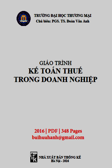 Giáo Trình Kế Toán Thuế Trong Doanh Nghiệp (NXB Thống Kê 2016) - Đoàn Vân Anh, 348 Trang