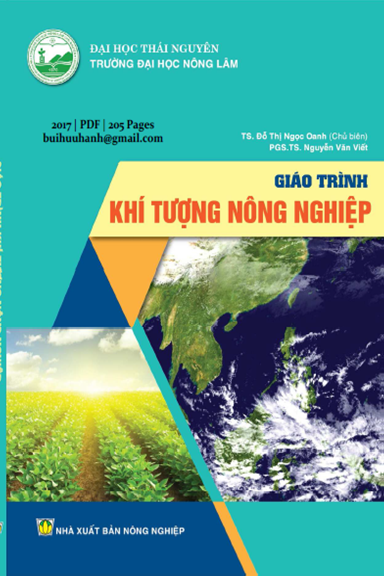 Giáo Trình Khí Tượng Nông Nghiệp (NXB Nông Nghiệp 2017) - Đỗ Thị Ngọc Oanh, 205 Trang