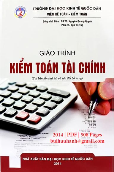 Giáo Trình Kiểm Toán Tài Chính (NXB Kinh Tế Quốc Dân 2014) - Nguyễn Quang Quynh, 508 Trang