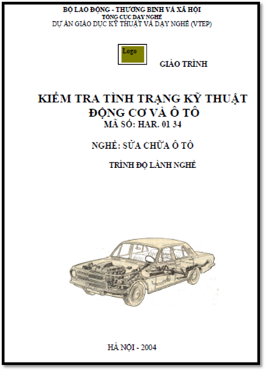 Giáo Trình Kiểm Tra Tình Trạng Kỹ Thuật Động Cơ Và Ôtô (NXB Hà Nội 2004) - Nhiều Tác Giả, 38 Trang