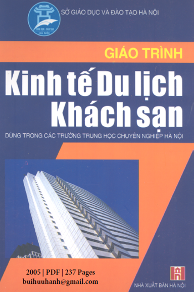 Giáo Trình Kinh Tế Du Lịch Khách Sạn (NXB Hà Nội 2005) - Đinh Thị Thư, 237 Trang