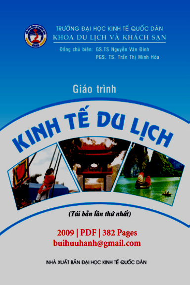 Giáo Trình Kinh Tế Du Lịch (NXB Kinh Tế Quốc Dân 2009) - Nguyễn Văn Đính, 382 Trang