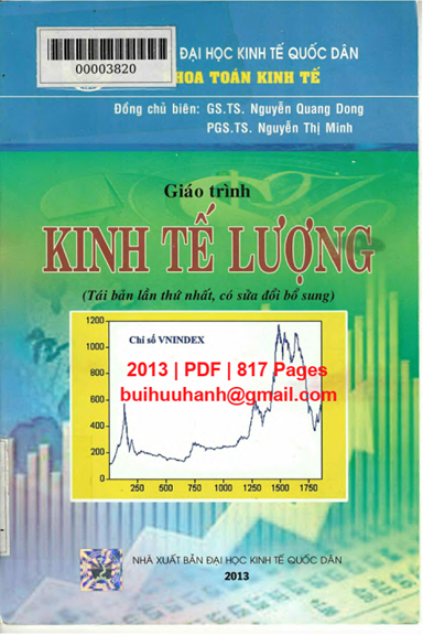Giáo Trình Kinh Tế Lượng (NXB Kinh Tế Quốc Dân 2013) - Nguyễn Quang Dong, 817 Trang
