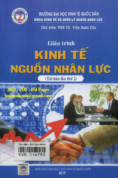 Giáo Trình Kinh Tế Nguồn Nhân Lực (NXB Kinh Tế Quốc Dân 2019) - Trần Xuân Cầu, 454 Trang
