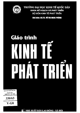 Giáo Trình Kinh Tế Phát Triển (NXB Lao Động Xã Hội 2005) - Vũ Thị Ngọc Phùng, 513 Trang