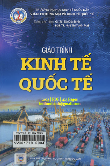 Giáo Trình Kinh Tế Quốc Tế (NXB Kinh Tế Quốc Dân 2023) - Đỗ Đức Bình, 425 Trang