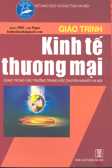 Giáo Trình Kinh Tế Thương Mại (NXB Hà Nội 2005) - Trần Thúy Lan, 240 Trang