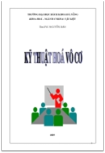 Giáo Trình Kỹ Thuật Hóa Vô Cơ (NXB Đà Nẵng 2007) - Lê Ngọc Trung, 59 Trang
