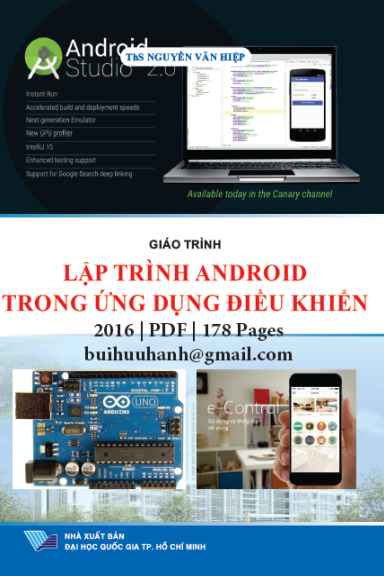 Giáo Trình Lập Trình Android Trong Ứng Dụng Điều Khiển (NXB Đại Học Quốc Gia 2016) - Nguyễn Văn Hiệp